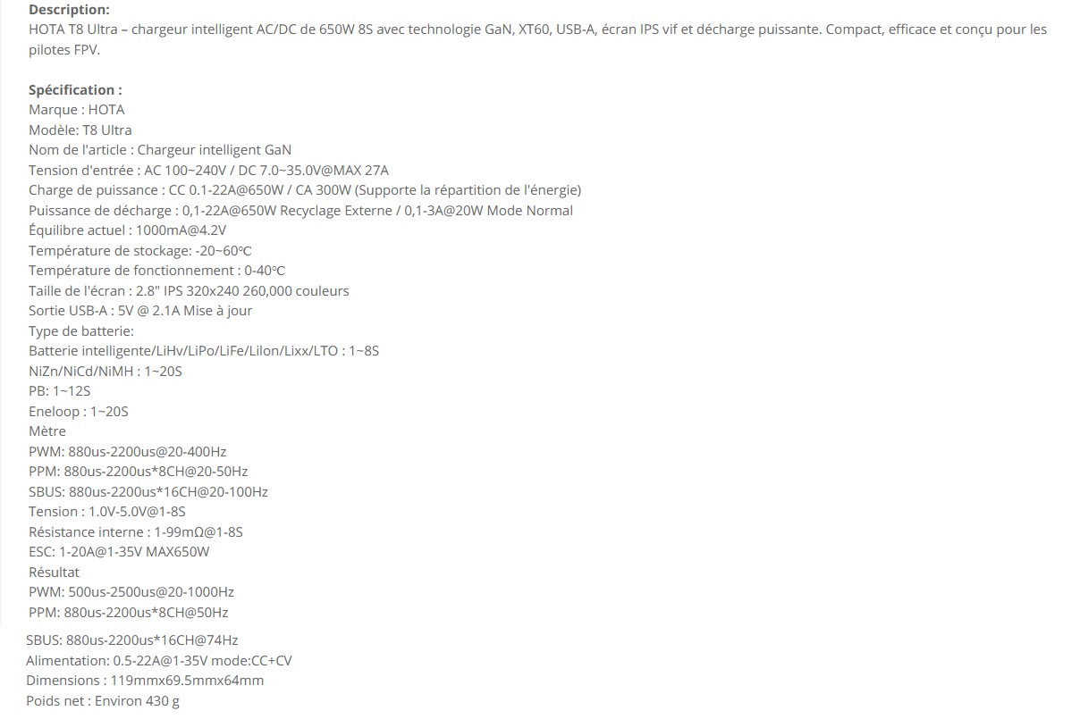 descriptif hota t8